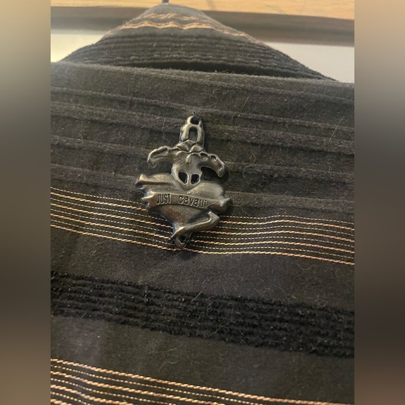 JUST CAVALLI ⛓️ Really cool vintage shirt 🖤💛 - Picture 4 of 6